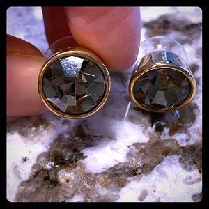 Smoky Kate Spade earrings